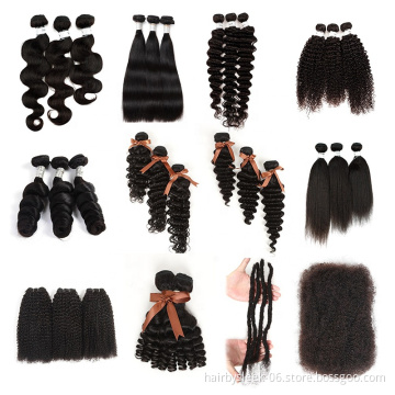 Rebecca Straight weave 8 to 28inches Best human hair bundles raw virgin cuticle aligned 100 human hair human hair extension